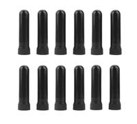 50 Pack Essential Oil Blank Nasal Inhaler Tubes Refillable Nasal Inhaler Blanks with Unscented Wicks(Black)