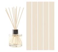 50 Pack Extra Long Reed Diffuser Sticks 30cm x 3mm Natural Wood Rattan Aroma Oil Diffusion Replacements Refill Stick Premium for Spa Aroma Fragrance Aromatherapy Bedroom Home Office