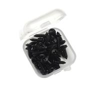 50 Pack High-Strength Bass Pickguard Mounting Screws, Anti-Loosening Threads, Alloy for Secure Guitar Hardware Bulk Replacement Bass Screws