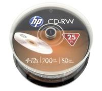 50 Pack HP Blank Premium Rewritable CD-RW 4x-12x Speed 700MB 80 Min Music