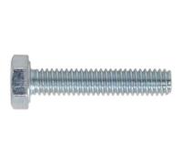 50 PACK HT Setscrew - M4 x 20mm - Grade 8.8 Zinc - Fully Threaded - DIN 933
