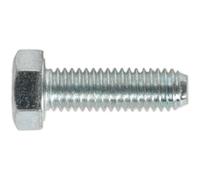 50 PACK HT Setscrew - M5 x 16mm - Grade 8.8 Zinc - Fully Threaded - DIN 933