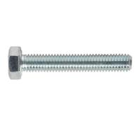 50 PACK HT Setscrew - M5 x 30mm - Grade 8.8 Zinc - Fully Threaded - DIN 933