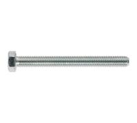 50 PACK HT Setscrew - M5 x 50mm - Grade 8.8 Zinc - Fully Threaded - DIN 933