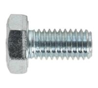 50 PACK HT Setscrew - M6 x 12mm - Grade 8.8 Zinc - Fully Threaded - DIN 933