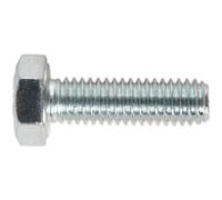 50 PACK HT Setscrew - M6 x 20mm - Grade 8.8 Zinc - Fully Threaded - DIN 933