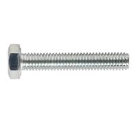 50 PACK HT Setscrew - M6 x 35mm - Grade 8.8 Zinc - Fully Threaded - DIN 933