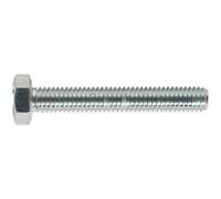 50 PACK HT Setscrew - M6 x 40mm - Grade 8.8 Zinc - Fully Threaded - DIN 933