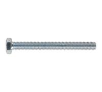50 PACK HT Setscrew - M6 x 60mm - Grade 8.8 Zinc - Fully Threaded - DIN 933