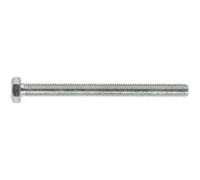 50 PACK HT Setscrew - M6 x 75mm - Grade 8.8 Zinc - Fully Threaded - DIN 933