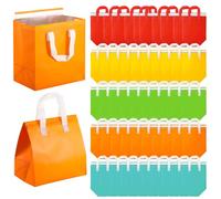 50-Pack Insulated Delivery Bags, Thermal Carry Bags For Hot And Cold Food Storage, 9.5 X 9.3 X 5.8 Inches, Self-Adhesive, Available In 5 Colors
