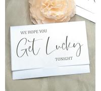 50 Pack Lottery Ticket Holders Wedding Favor Idea, Lottery Ticket Wallet, We Hope You Get Lucky Tonight, Wedding Favors