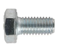 50 Pack M8 X 16mm Zinc Setscrews - Grade 8.8 Fully Threaded Din 933