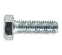 50 Pack M8 X 25mm Zinc Setscrews - Grade 8.8 Fully Threaded Din 933