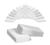 50 Pack Magic Eraser Sponges Sheets, 4 × 2.4 × 0.8 in Magic Sponge Cleaning Tool, Extra Durable Magics Erasers Kitchen Sponge for Household Cleaning, Melamine Sponges Bulk for Kitchen, Bathroom, Wall