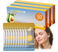 50 Pack Mini Sunscreen Travel Size SPF 50+, Sachets, Ultra Light UV Protetion, Waterproof & Long Lasting Mini Sun Cream Sunscreen for Face and Body, Non-Greasy 50g (3)