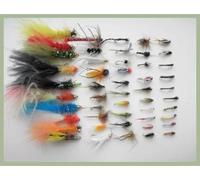 50 Pack Mixed Flies, Mixed Sizes, fly fishing