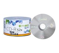 50 Pack MyEco CD-R CDR 52X 700MB 80Min Economy Logo Top Write Once Blank Media Record Disc