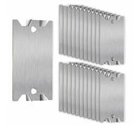 50-Pack Nail Plates for Studs - Steel Safety Plates to Protect Plumbing and Wiring - 1.5 x 2.5 Inches Cable Protectors - Essential Anti-Nail Protection for Construction Projects