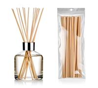 50-Pack Natural Rattan Reed Diffuser Sticks | Eco-Friendly Home & Office Fragrance Accessories | 3mm Thick, Available in 25cm & 30cm | Ideal for Spa, Home Ambiance & Aromatherapy (30cm)