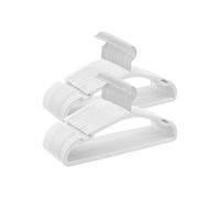 50 Pack Non-Slip Clothes Hangers, Cloud White / 50