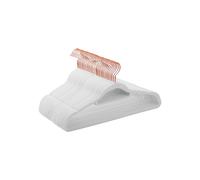 50 Pack Non-Slip Clothes Hangers, White / 10