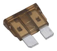 50 Pack Of 7.5 Amp Automotive Blade Fuses - Reliable Car Fuse For All Vehicles