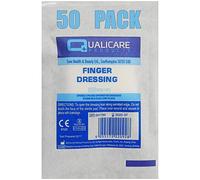 50 Pack of QUALICARE First AID STERILE Medical Adhesive Finger Wound Cut Bandage DRESSINGS