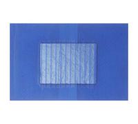 50 Pack of QUALICARE Premium Ultra Thin Blue Catering First AID Wound Cut Large PLASTERS DRESSINGS 5CM X 7.2CM