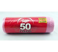 50 Pack Of Rose Frangranced Scented Handle Pedal Bin Liners