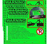 50 Pack Parking Violation Stickers Notice Parking Tickets No Parking Sticker-Hard to Remove -Bad Parking Labels Tow Warning You are Illegally Parked Multi Reasons for Car Window 5 x 8 Inch