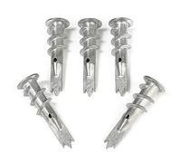 50 Pack Plasterboard Fixings, Heavy Duty Self-Drill Drywall Anchors Raw Plugs for Gypsum Board and Plasterboard Wall (13 x 42mm)