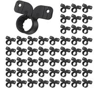50 Pack Plastic Pipe Clamp 1/2 Inch Black for pex Support 50(1/2)