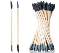 50 Pack Sanding Sticks, Double End Matchsticks Sanding Sticks for Plastic Models, Fine Detailing Sanding Tools for Tight Spaces Wood, 150&280 Grit, 5.4 x 0.2 Inch