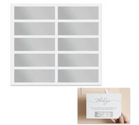 50 Pack Scratch Off Stickers,Grey Rectangle Scratch Card Reveal,Silver Rectangle Self Adhesive Labels,Self Adhesive DIY Labels,for Raffle Ticket Games Creating,Activity Schools Crafts Gift.