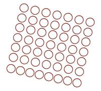 50 Pack Silicone Gasket Replacement Coffee Maker Seals for Coffee Machine Repairing Silicone Texture Sealing Rings Machine Seal Rings