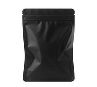 50 Pack Small Smell Proof Mylar Bags, Black Resealable Waterproof Pouches
