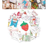 50 pack Thank You Cards Multipack, 50 Unique Designs - Employee Appreciation & Wellbeing Gifts for Coworkers, Teachers, Boss - Smooth-Coated Portable Cards - Thoughtful Gifts for Her