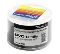 50 Pack Traxdata Full Face Printable DVD-R 16x