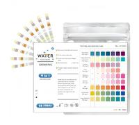 50-Pack Water Test Strips - Water Testing Kits for Drinking Water - pH, Hardness, Chlorine, Lead, Iron, Copper, Nitrate, etc - Home Water Test Kit