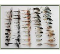 50 Pack Wet and Dry Flies, Mixed Sizes, see description, fly fishing