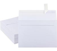 50 Pack White Envelopes 4 x 6 Inch White Envelopes,A4 Envelopes, Card Envelopes, White Paper Envelopes, Invitation Envelopes, Postcard Envelopes