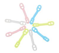 50 Pack Windproof Washing Line Hanger Hooks with Non-Slip Lock, Drop-proof Laundry Pegs Silicone Strips for Outdoor Hanging Rope Line (Mix Color)