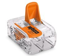 50 Pack x Official Wago 2-Way Compact Lever Connector 221-412