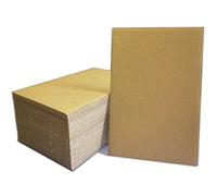 50 Packs A4 Cardboard Sheets, Premium Brown Kraft Corrugated Cardboard Backing and Corrugated Inserts Bulk for Shipping, Mailing,T-Shirts, DIY Décor and Crafts
