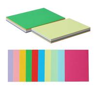 50 Packs Color Cardstock Paper Blank Colored 4x6 Cards, 250 GSM Thick Paper, for DIY Crafting, Greeting Cards Making, Invitations, making Postcards