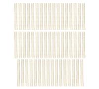 50 Packs Double Loop Wire Binding Spines, A4 Paper Size 180 Sheets Capacity 3/4in Diameter, Nylon Coated Metal Binding Rings with 34 Loops for 3:1 Pitch Wire Binding (Gold)