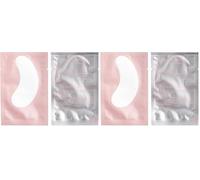 50 Pair Eye Pads for Eyelash Extension Pink Eyelash Pads by FADVAN Lint Free Under Eyes Gel Pads Patch Hydrogel Lash Patch Accessories for Eyelash Extensions (Pink) (Pack of 2)