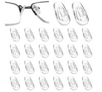 50 Pairs Glasses Nose Pads, Silicone Soft Push in Nose Pads Stick On Spectacles Anti Slip Sunglasses Air Cushion Replacement with Screwdrive, Noses Support for Eyeglasses, Reading Glasses