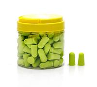 50 Pairs Soft Foams Ear Plug, Noise Reduction Earplugs Protector for Sleeping Learning, Premium Comfortable Washable Ear Plugs with 27dB SNR, Lightweight Portable for Travel Home D (Light Green)